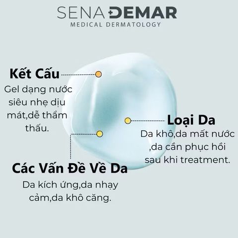 Kem Dưỡng SenaDerma S.O.S Skin Relief Cream 50ml - Phục hồi Cấp ẩm và Dưỡng Trắng Da, Phù hợp với Da Nhạy Cảm