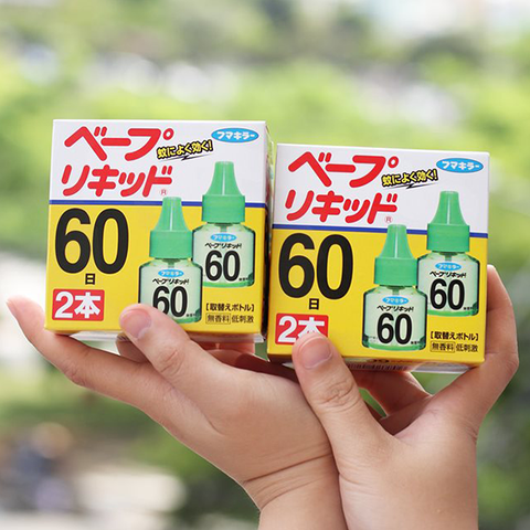 Combo 2 lọ tinh dầu đuổi muỗi 60 ngày Nhật Bản giá tốt