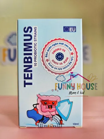 Men vi sinh Tenbimus giúp hỗ trợ tiêu hóa, tăng cường miễn dịch cho bé
