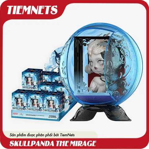 Bộ Mô Hình Blind Box SkullPanda The Mirage - 10 Nhân Vật Khác Nhau, Búp Bê Sưu Tầm Chính Hãng POPMART