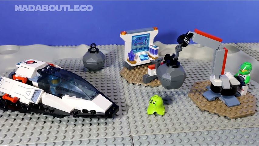 Đồ chơi lắp ghép LEGO chính hãng City Spaceship and Asteroid Discovery 60429 - 126 mảnh ghép