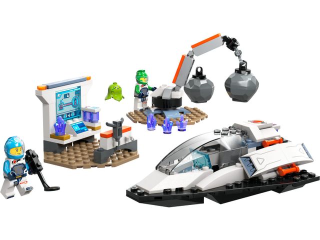 Đồ chơi lắp ghép LEGO chính hãng City Spaceship and Asteroid Discovery 60429 - 126 mảnh ghép