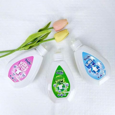 Nước Giặt Xả Cho Bé Sachi Organic 280g - Giặt Sạch & Xả Mềm Cho Trẻ Em, Hương Cỏ Ngọt & Hoa Hồng An Toàn, Tự Nhiên