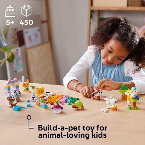 Đồ Chơi Xếp Hình Chính Hãng Lego Classic Creative Pets 11034 - 450 Chi Tiết