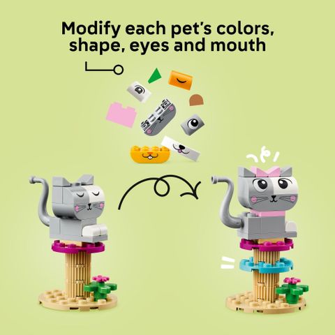 Đồ Chơi Xếp Hình Chính Hãng Lego Classic Creative Pets 11034 - 450 Chi Tiết