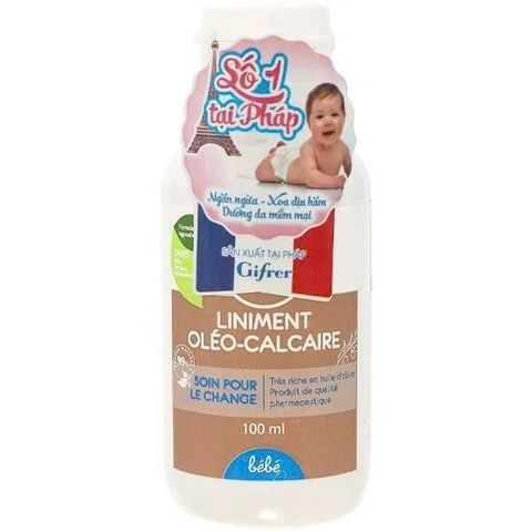 Kem thay tã Liniment Gifrer 100ml - Dưỡng ẩm, chống hăm cho da bé mềm mại, mịn màng - Sản phẩm từ Pháp