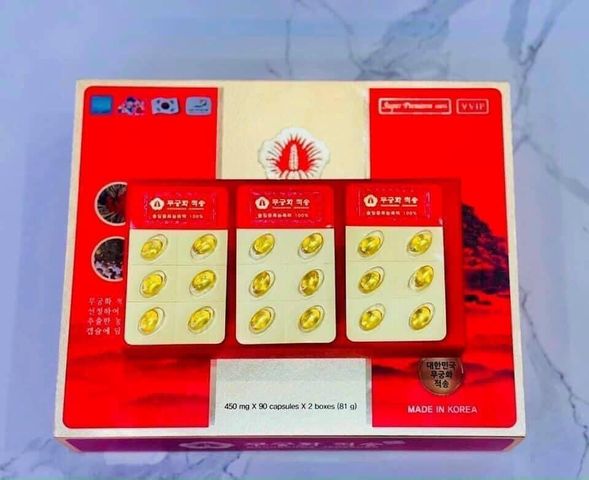Tinh Dầu Thông Đỏ Chính Phủ Mugunghwa Jeoksong - Hộp 180 Viên, Bổ Sung Sức Khỏe Tim Mạch và Miễn Dịch, Hàn Quốc