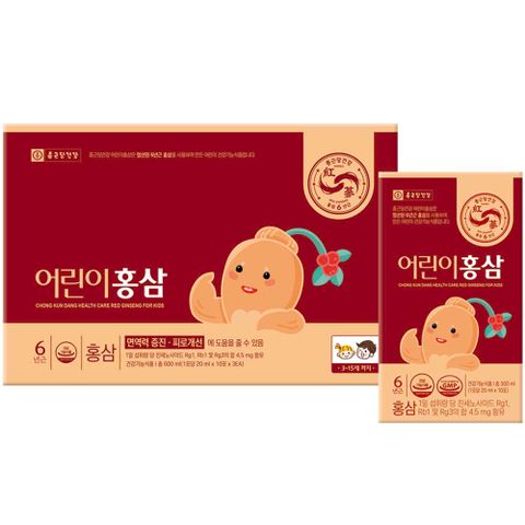 Nước Hồng Sâm Cho Trẻ Em Chong Kun Dang Hàn Quốc 30 Gói X 20ml - Hỗ Trợ Tăng Cường Miễn Dịch, Bổ Dưỡng Sức Khỏe Trẻ Nhỏ