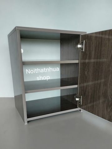 Tủ Đựng Đồ 3 Ngăn Cánh Mở Màu Gỗ Óc Chó Cao Cấp - Tiện Lợi Để Đồ Dùng Cá Nhân, Thiết Kế Sang Trọng, Đã Lắp Sẵn