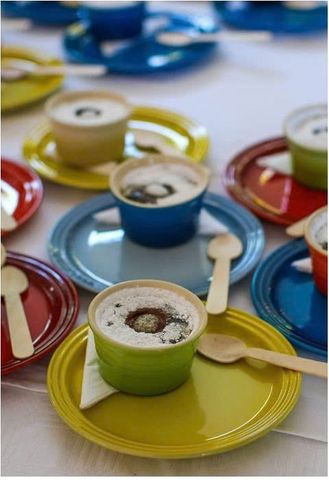 Bộ 6 bát mini Le Creuset cầu vồng 100ml - Tô chén chất lượng cao, an toàn cho máy rửa chén, quà tặng hoàn hảo