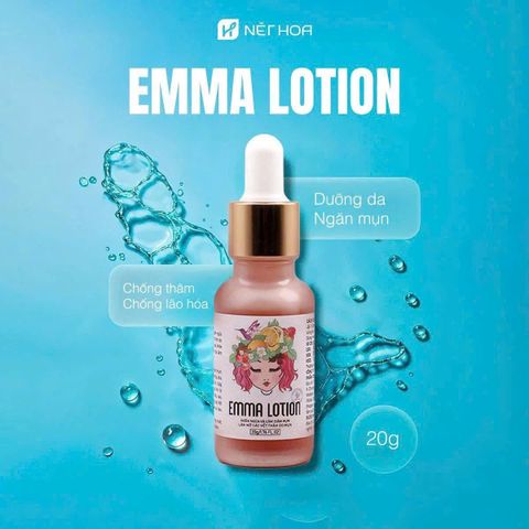 Serum Giảm Mụn EMMA LOTION 20ml - Dưỡng Sáng, Giảm Thâm Cho Da Mụn, Chống Vi Khuẩn, Làm Dịu Da, Thích Hợp Cho Da Nhờn
