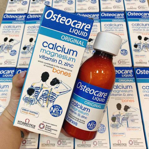Canxi Dạng Nước Osteocare Liquid Cho Bé 200ml - Hỗ Trợ Xương Khỏe Mạnh, Vitamin D, Magie, Kẽm, Sản Phẩm An Toàn, Thiết Yếu.