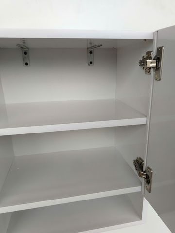 Tủ Đựng Đồ Treo Tường Có Khoá Màu Trắng - Tủ Đồ Đa Năng Tiện Lợi, Thiết Kế Gọn Gàng Cho Phòng Bếp, Đã Lắp Sẵn, Chất Liệu Nhựa Cao Cấp