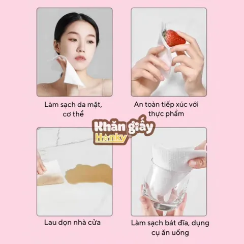 Khăn Ướt Hanky Không Cồn, Không Parabens - Khăn Lau Đa Năng Cho Bé, 80 Tờ, An Toàn Cho Làn Da Nhạy Cảm