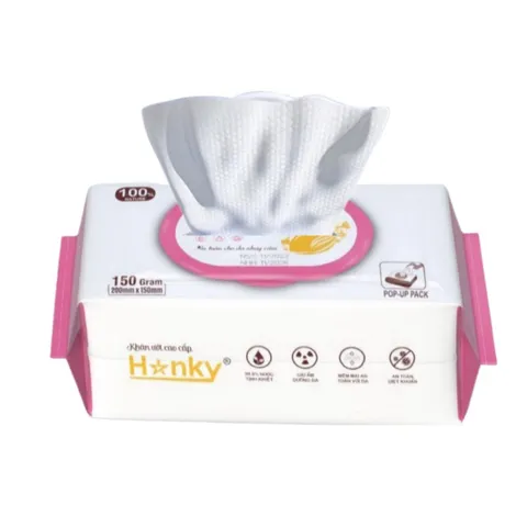Khăn Ướt Hanky Không Cồn, Không Parabens - Khăn Lau Đa Năng Cho Bé, 80 Tờ, An Toàn Cho Làn Da Nhạy Cảm