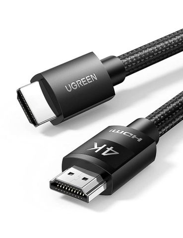Cáp HDMI UGREEN HD119 2.0 5m - Hỗ trợ 4K 60Hz, Tốc độ 18Gbps, Truyền Âm Thanh Tốt, Dây Bện Chống Gập, Tương Thích Nhiều Thiết Bị