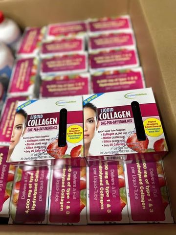 Collagen ống dạng nước Liquid Collagen Easy To Take Drink Mix 4000mg 30 ống - USA