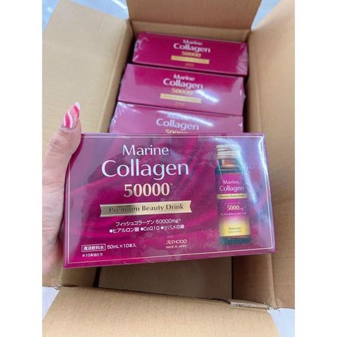 Hộp 30 ống Collagen biển thủy phân Marine (50.000mg) - Hỗ trợ tái tạo và duy trì độ đàn hồi của da