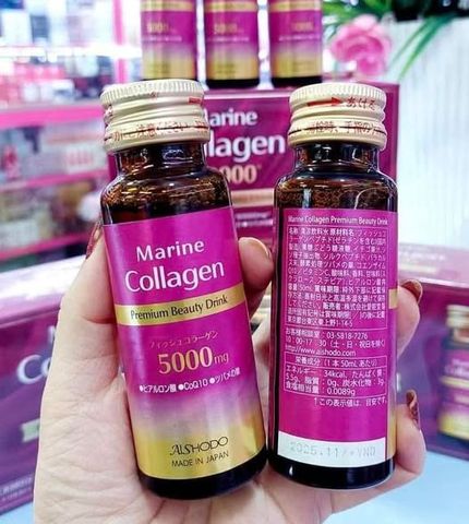 Hộp 30 ống Collagen biển thủy phân Marine (50.000mg) - Hỗ trợ tái tạo và duy trì độ đàn hồi của da