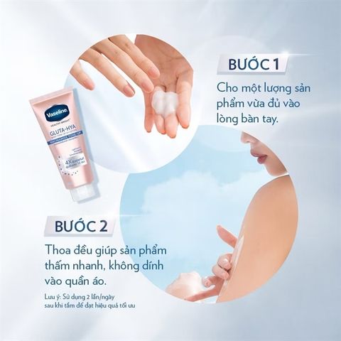 [ Hàng Công Ty ] Dưỡng Thể Vaseline 4X Niacinamide Tone Up 300ml ( Hồng Nhạt )