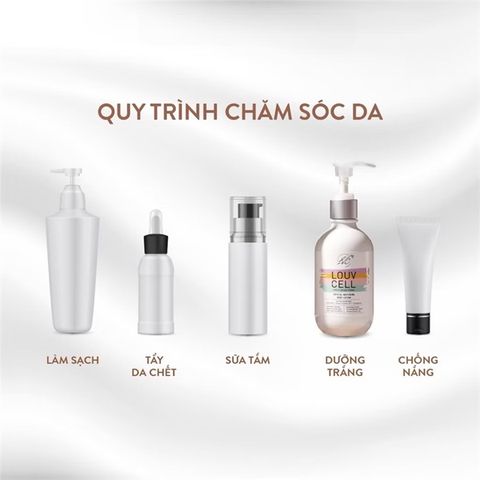 [ Hàng Nhập Khẩu ] Kem Dưỡng Da Nâng Tone  Louvcell Lọ 250ml - lọ
