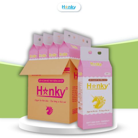 Giấy Vệ Sinh Treo Tường Hanky Khăn Giấy Rút Cao Cấp