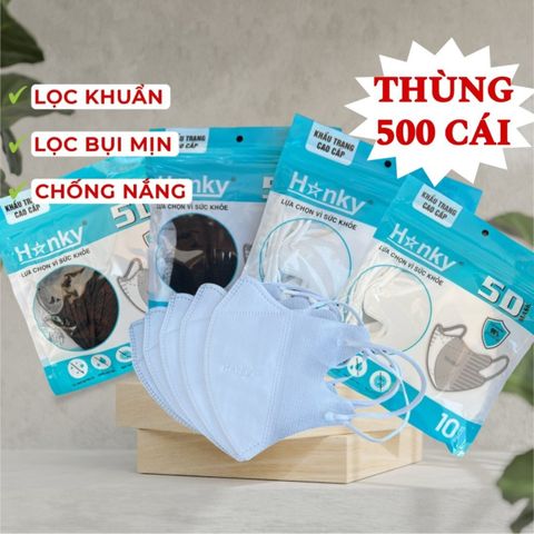 Khẩu Trang 3 Lớp Hanky Kháng Khuẩn Chống Tia UV - Thiết Kế 5D Thoáng Khí, Bảo Vệ Đường Hô Hấp Hiệu Quả Cho Trẻ Em
