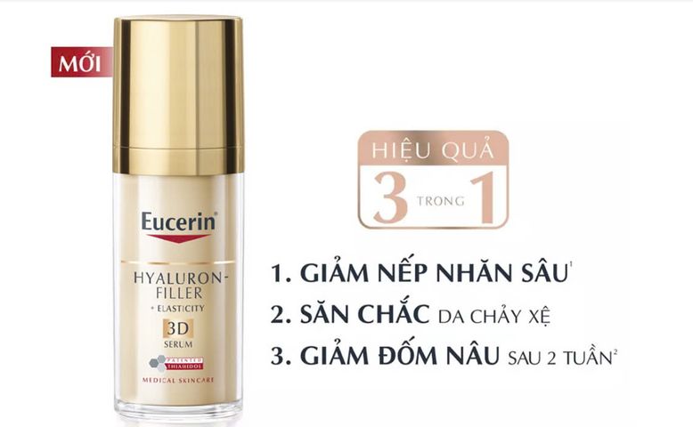 Tinh Chất Dưỡng Sáng Da, Ngăn Ngừa Lão Hóa Eucerin Hyaluron Radiance Lift Filler 3D Serum