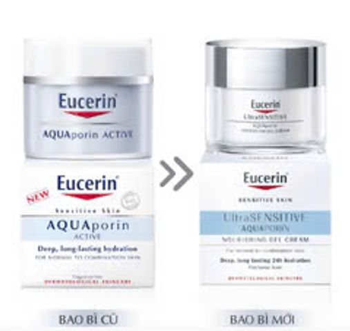 Kem Dưỡng Ẩm Eucerin Dịu Nhẹ Cho Da Thường, Hỗn Hợp 50ml