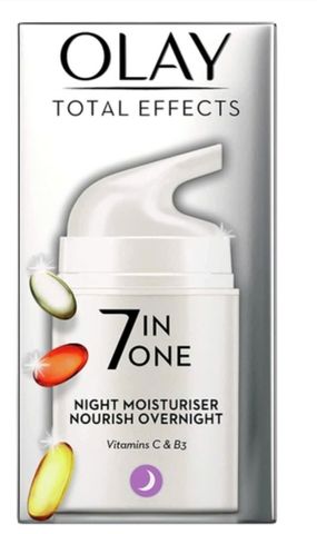 Kem Dưỡng Ẩm Da Trẻ Hóa Ban Đêm 7 In 1 Olay 50ml - Chống Nếp Nhăn, Cấp Ẩm, Từ Mỹ