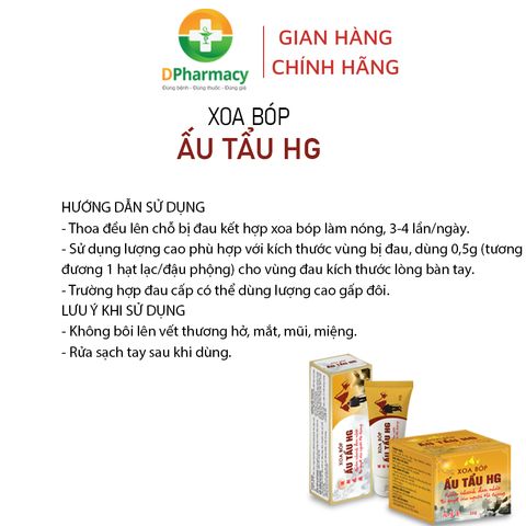 Dầu Xoa Bóp Ấu Tẩu Hà Giang - Giảm Đau Nhức, Đau Lưng, Đau Vai Gáy, Hỗ Trợ Điều Trị Bầm Tím, Sưng Tấy 150ml