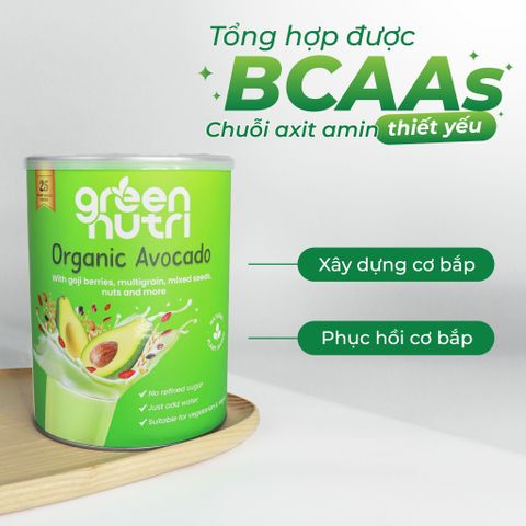 Sữa Hạt Ngũ Cốc Organic Avocado 750g - Thức Uống Dinh Dưỡng, Hỗ Trợ Khối Cơ, Không Đường, Thuần Chay, Chất lượng cao từ Malaysia