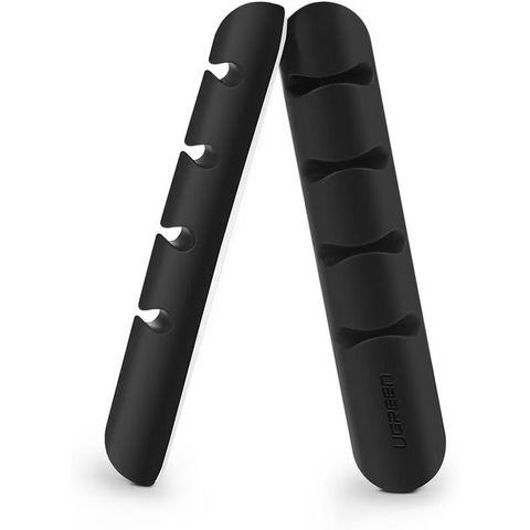 Combo 2 Giá Đỡ Kẹp Dây Sạc Điện Thoại UGREEN - 4 Khe Cắm Tiện Lợi, Giữ Gọn Gàng, Thích Hợp Cho Làm Việc và Sử Dụng Điện Thoại