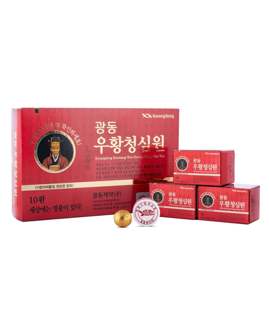 An Cung Ngưu Kwangdong WooHwang Chong Shim Won mẫu mới hộp 10 viên