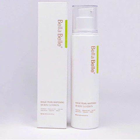 Kem Dưỡng Trắng Da Bella Belle Magic Pearl - Sữa Dưỡng Trắng Sáng Mịn Chống Nám, Tàn Nhang - 180ml