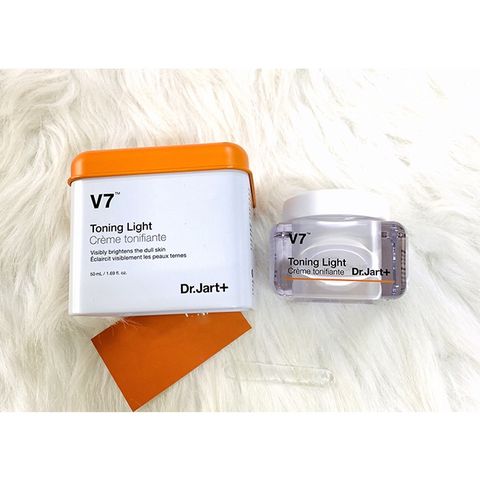Kem Dưỡng Trắng Da, Tr.ị Thâm Nám V7 Toning Light Dr.Jart+ 50ml Hàn Quốc Chính Hãng