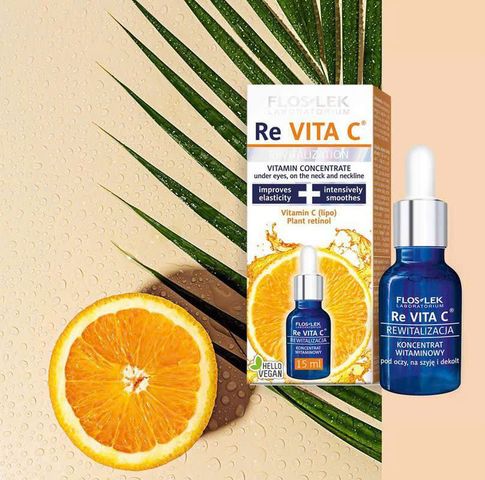 Serum làm sáng da - giảm nhăn - trẻ hoá da Floslek Re Vita C 213667