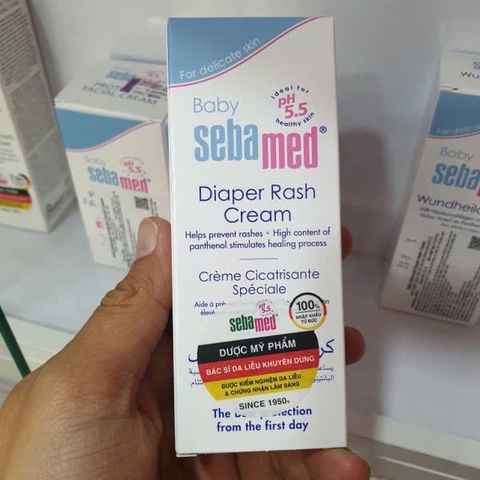 Kem Sebamed Giảm Hăm Tả Cho Bé Baby Diaper Rash Cream 50ml 213669