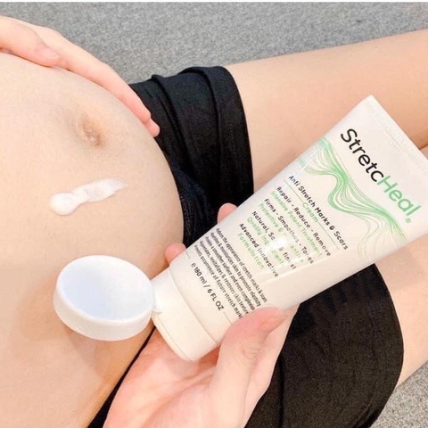 Kem tr.ị rạn da và chống sẹo cho mẹ bầu và sau sinh StretcHeal hàng Mỹ 180ml