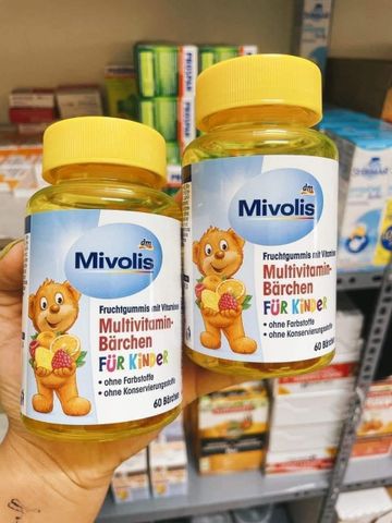 Kẹo Gấu Vitamin Tổng Hợp Vị Trái Cây của Đức 60 Viên