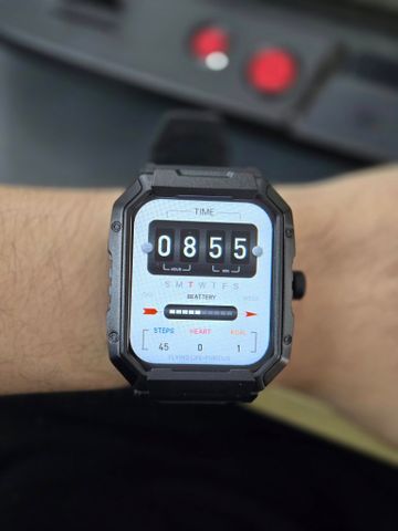 Đồng Hồ Thông Minh Ambrane Fitshot Axis GPS - Theo Dõi Sức Khỏe, Tích Hợp GPS, Chống Nước, Pin Lâu - Thiết Kế Đẹp Dành Cho Nam