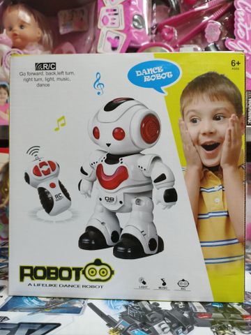 Robot Điều Khiển Từ Xa Có Đèn LED & Âm Thanh - Đồ Chơi Sáng Tạo Cho Trẻ Em, Phát Triển Khả Năng Tư Duy và Vận Động 606-1/606-2