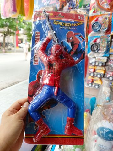 Đồ Chơi Siêu Nhân Người Nhện Spider-Man Pin LED Âm Thanh - Đồ Chơi Trẻ Em Phát Triển Tư Duy và Sáng Tạo