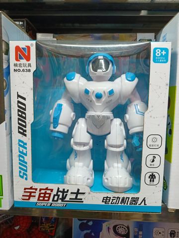 Robot Chạy Bằng Pin Có Đèn LED và Âm Thanh - Đồ Chơi Sáng Tạo Cho Trẻ Em, Kích Thích Tư Duy và Vận Động, Quà Tặng Thú Vị