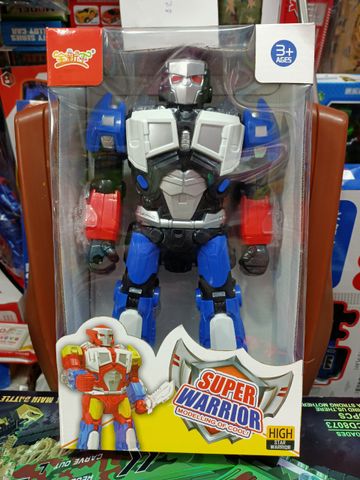 Đồ Chơi Robot Chạy Bằng Pin Có Đèn LED & Âm Thanh - Đồ Chơi Sáng Tạo Cho Trẻ Em Vui Chơi & Học Hỏi