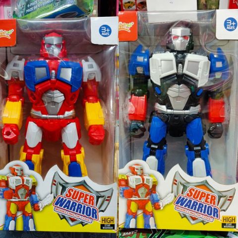 Đồ Chơi Robot Chạy Bằng Pin Có Đèn LED & Âm Thanh - Đồ Chơi Sáng Tạo Cho Trẻ Em Vui Chơi & Học Hỏi