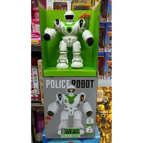Robot Chạy Bằng Pin Có Đèn LED và Âm Thanh - Đồ Chơi Trẻ Em Tương Tác Phát Triển Tư Duy Sáng Tạo, Chất Liệu Nhựa Bền Bỉ, Dành Cho Trẻ Từ 3 Tuổi