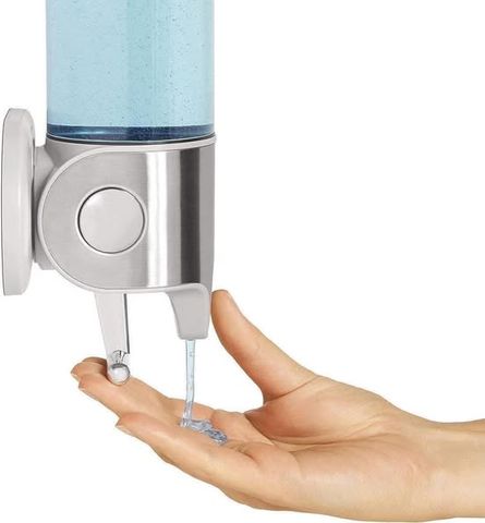Bộ 3 Bình Đựng Dầu Gội, Sữa Tắm Treo Tường Simplehuman Triple Wall Mount Shower Pump - Giữ Gọn Gàng Nhà Tắm, Thiết Kế Tiện Lợi, Chất Liệu Bền Chắc