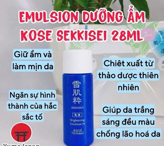Bộ Dưỡng Da Mini Kose Sekkisei - Sản Phẩm Cao Cấp Nhật Bản Giúp Làm Sáng Da và Ngăn Ngừa Nám 290k