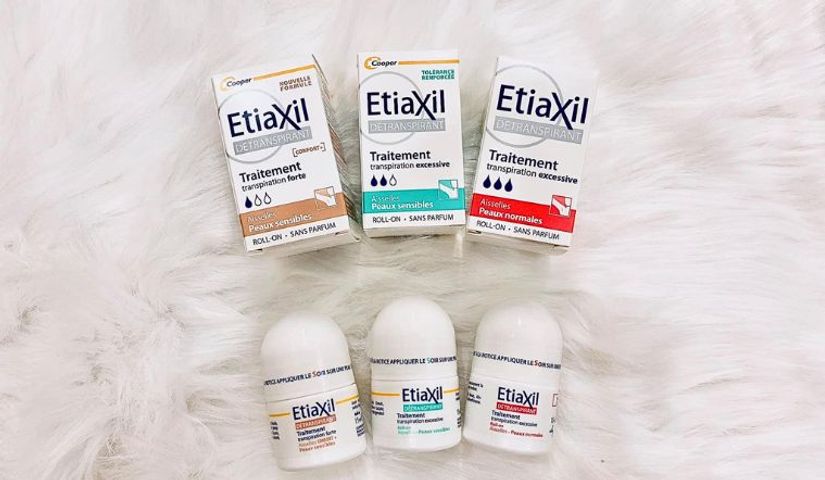 Lăn khử mùi Etiaxil 15ml- Pháp- 3 màu Đỏ, Xanh, Nâu